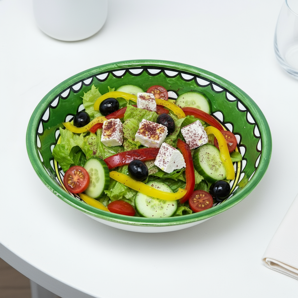 Handmade Ceramic Deep Plate 19 cm