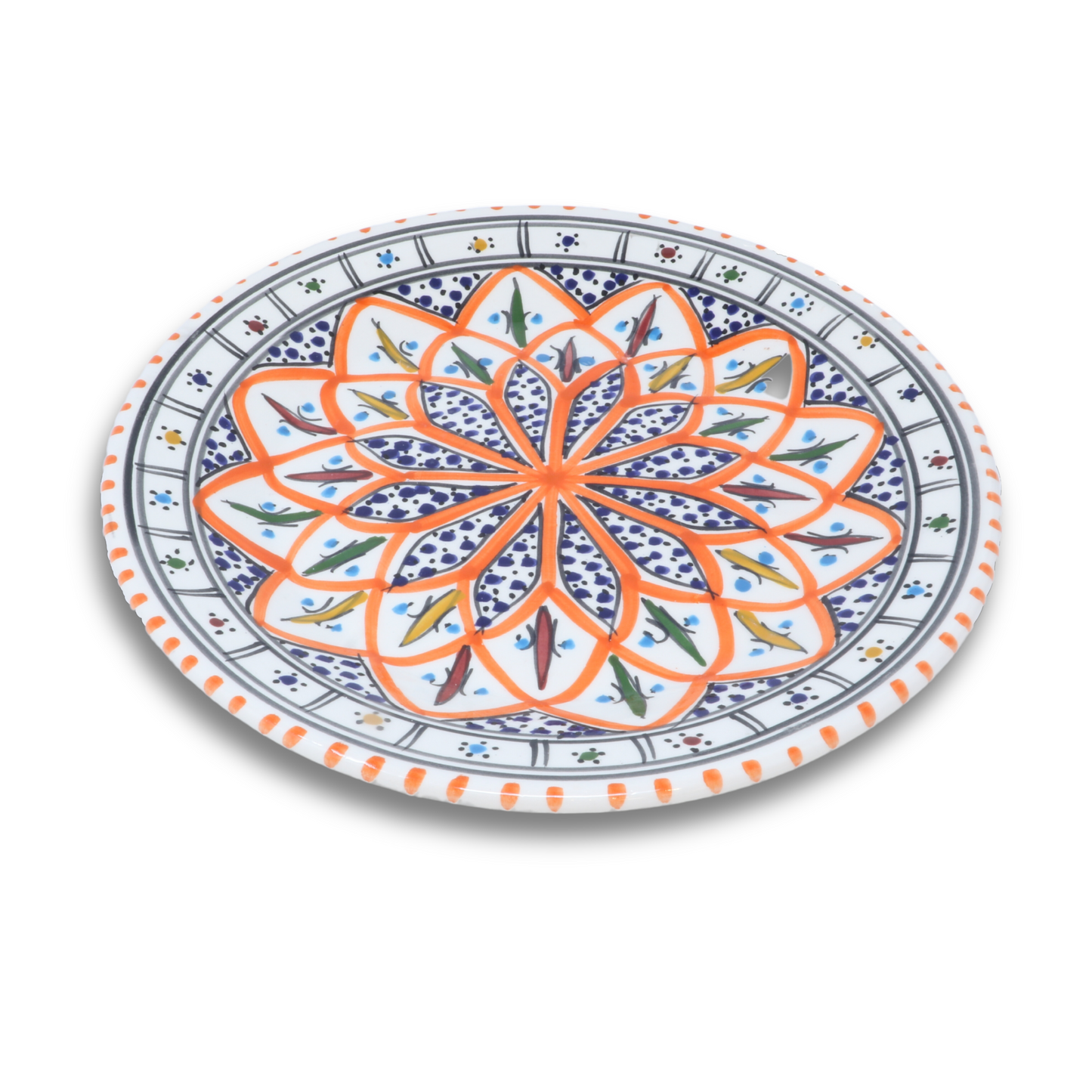 Handmade Ceramic Serving Plate, 24 cm