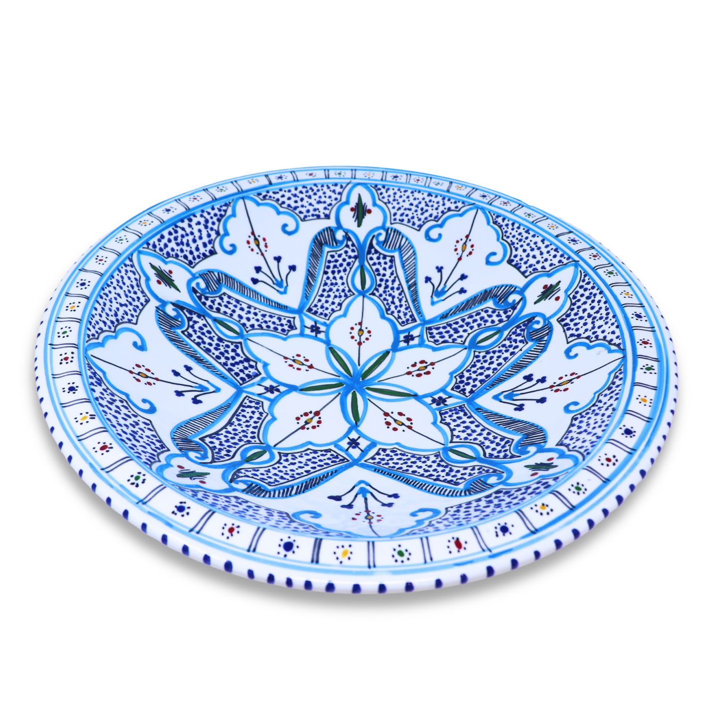 Handmade Ceramic Cone-shaped Platter, 42 cm