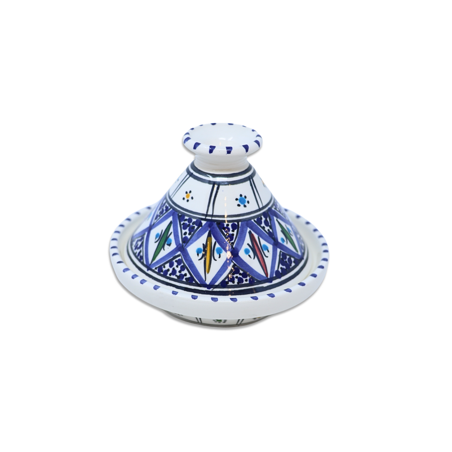 Handmade Ceramic Mini Tajine Pot, 12 cm