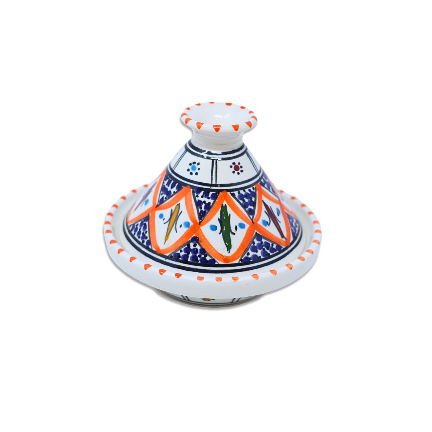 Handmade Ceramic Mini Tajine Pot, 12 cm