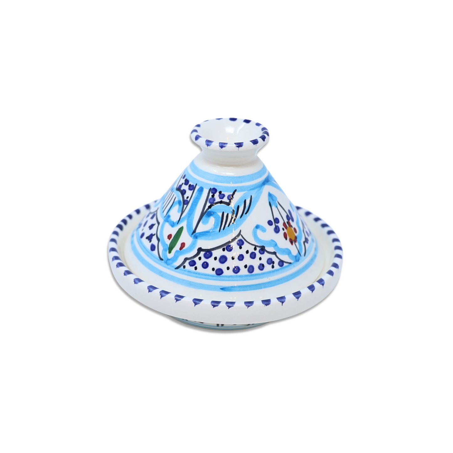 Handmade Ceramic Mini Tajine Pot, 12 cm