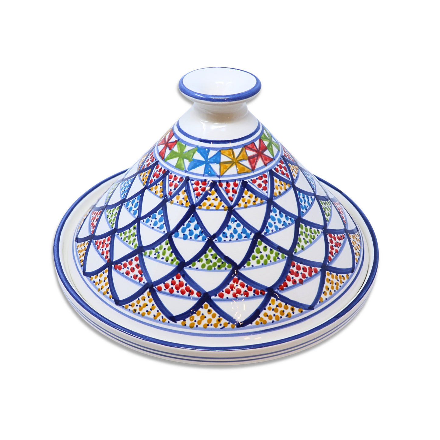 Handmade Ceramic Tajine Pot, 28 cm