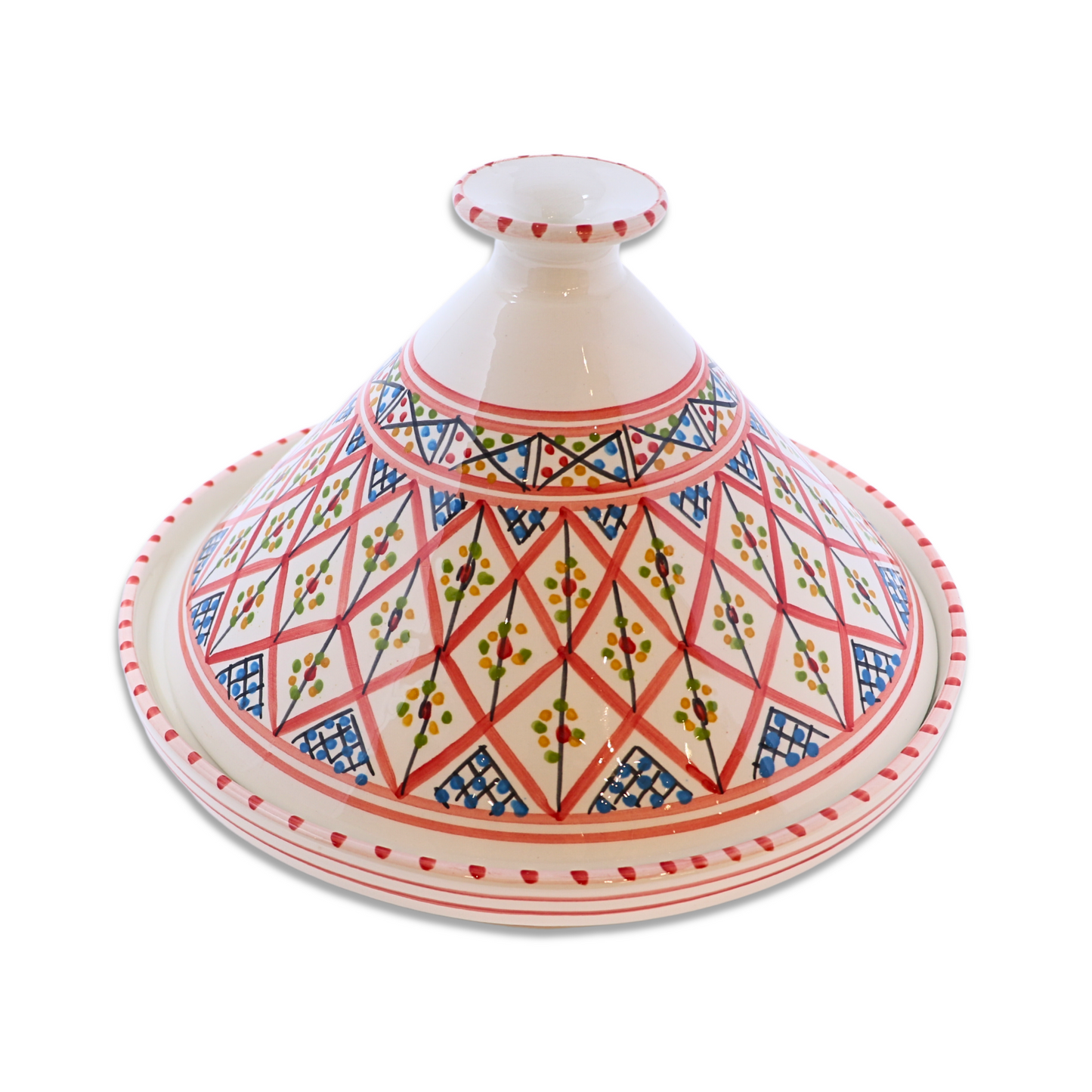 Handmade Ceramic Tajine Pot, 28 cm