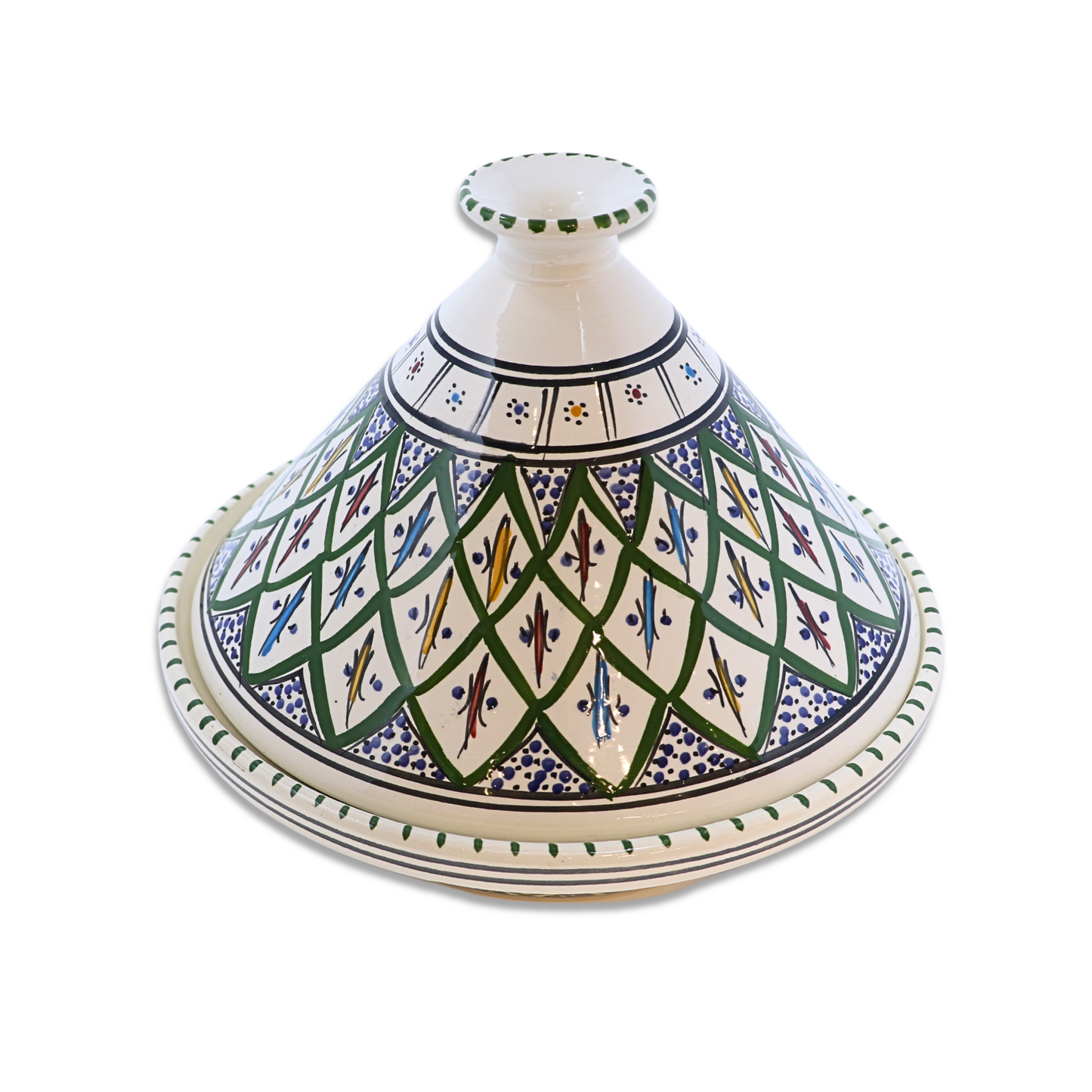 Handmade Ceramic Tajine Pot, 28 cm