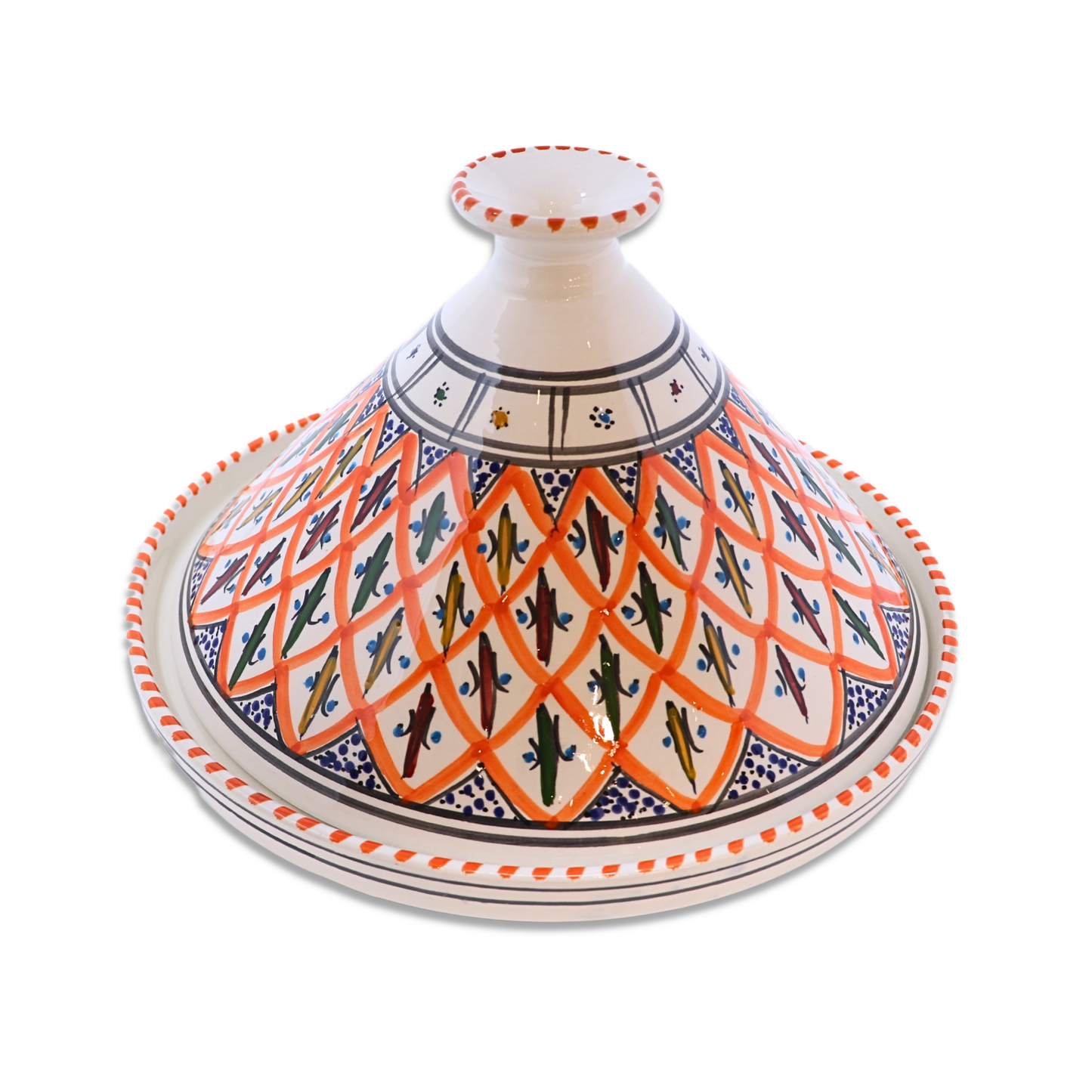 Handmade Ceramic Tajine Pot, 28 cm