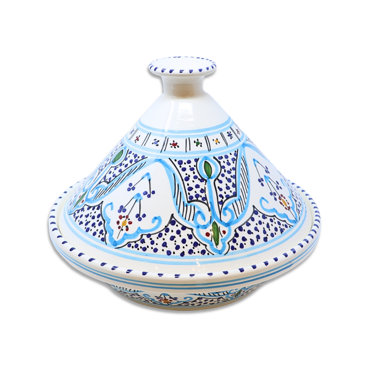 Handmade Ceramic Tajine Pot, 28 cm