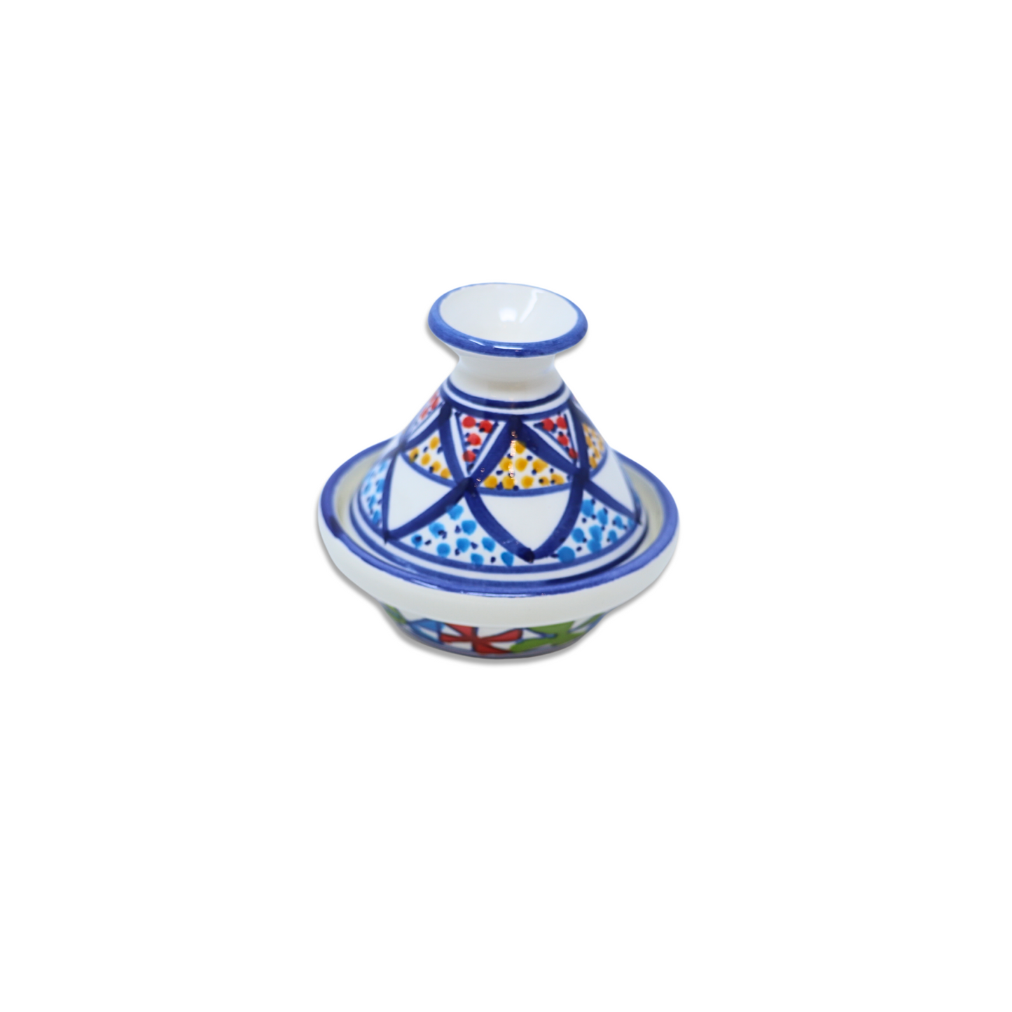 Handmade Ceramic Mini Tajine Pot, 8 cm