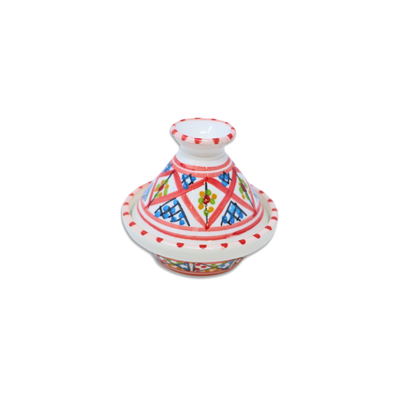 Handmade Ceramic Mini Tajine Pot, 8 cm