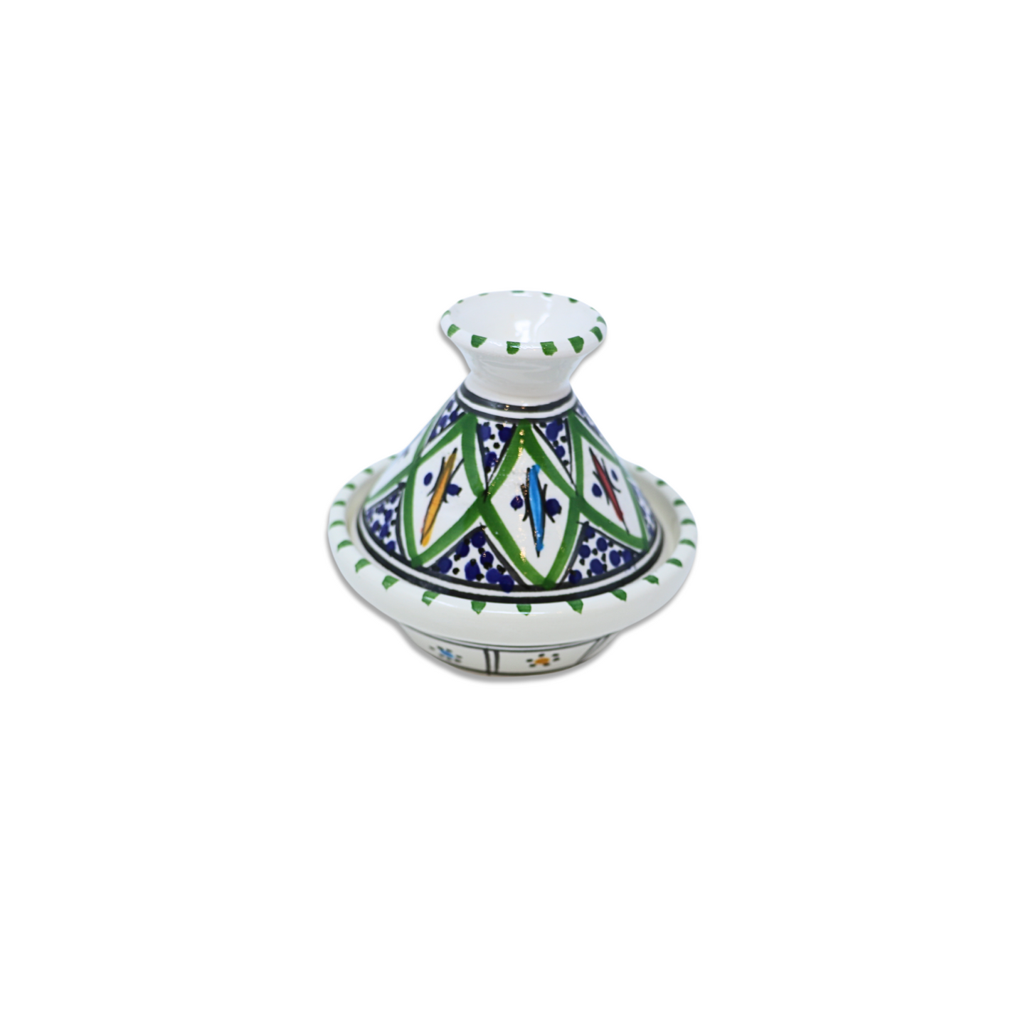 Handmade Ceramic Mini Tajine Pot, 8 cm