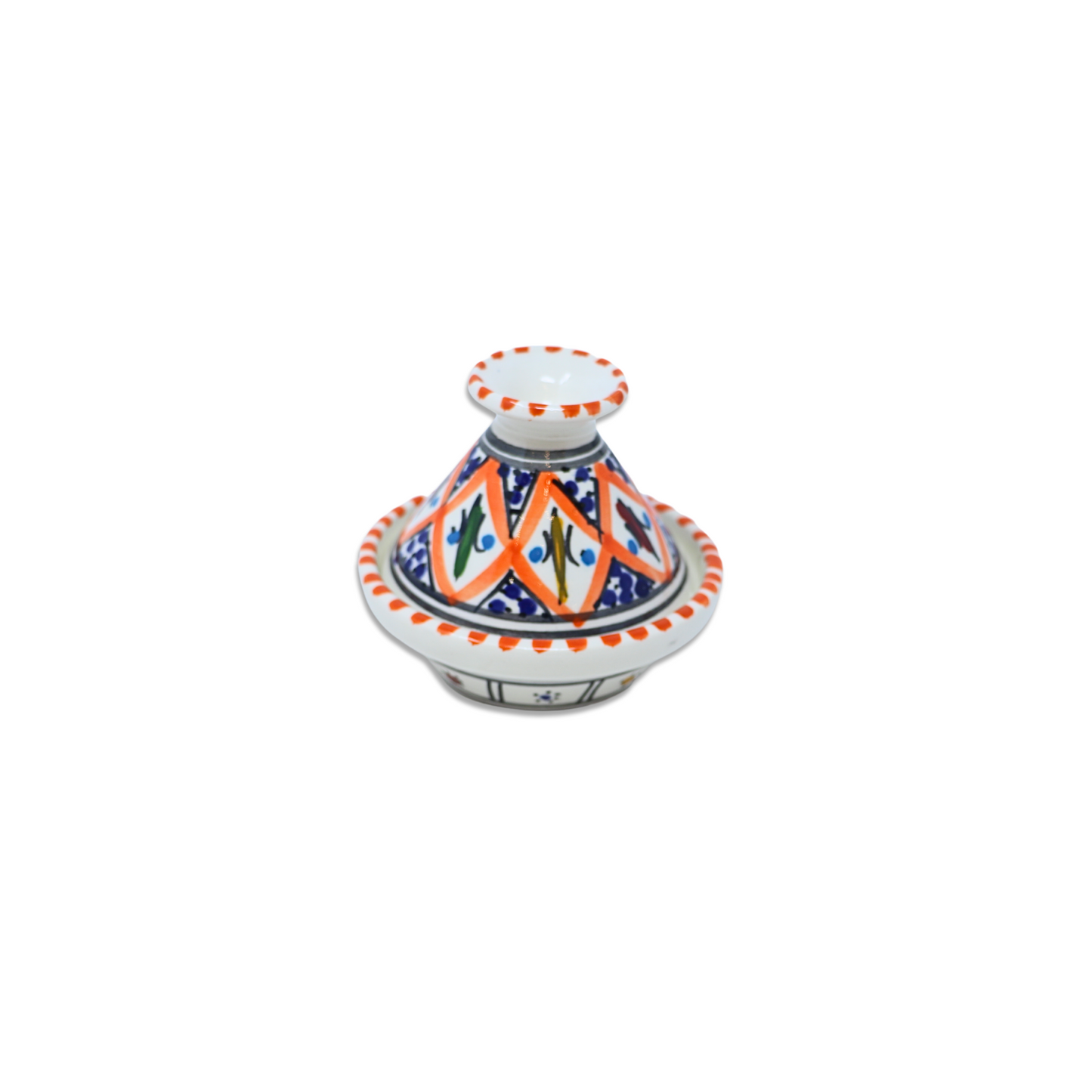 Handmade Ceramic Mini Tajine Pot, 8 cm