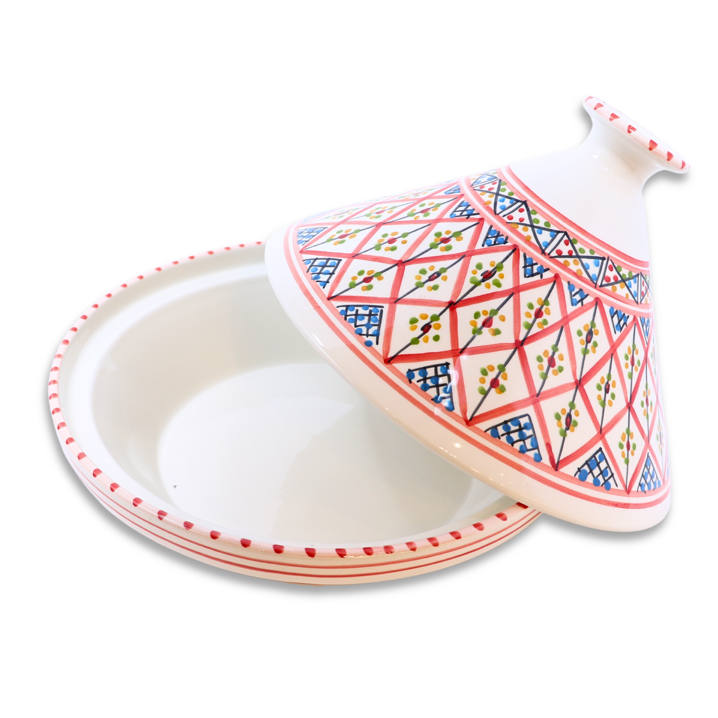 Handmade Ceramic Tajine Pot, 28 cm